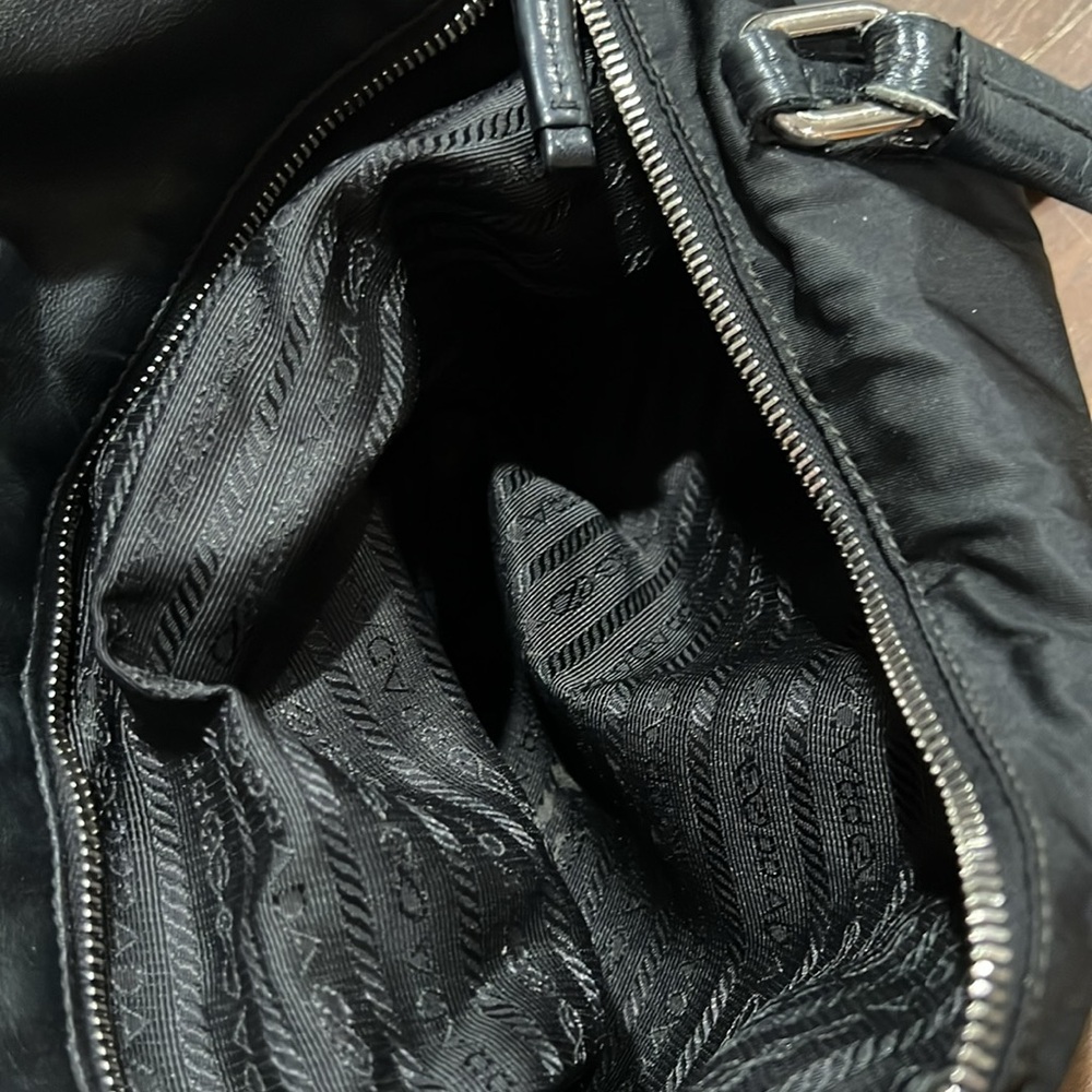 Prada nylon and leather satchel - Picture 8 of 11